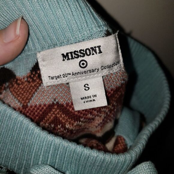 MISSONI FOR TAGET SWEATER SKIRT WITH POCKETS SIZE SMALL 6/6X - Picture 7 of 8